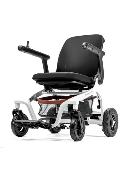 Cadeira De Rodas Motorizada Compacta Slim Branco Lite