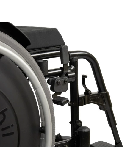 Cadeira de Rodas Dobravel MA3E 46cm Preto Ortomobil