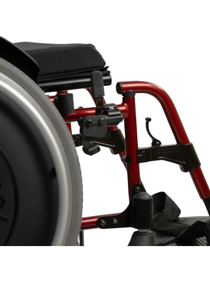 Cadeira de Rodas Dobravel MA3E 42cm Cereja Ortomobil