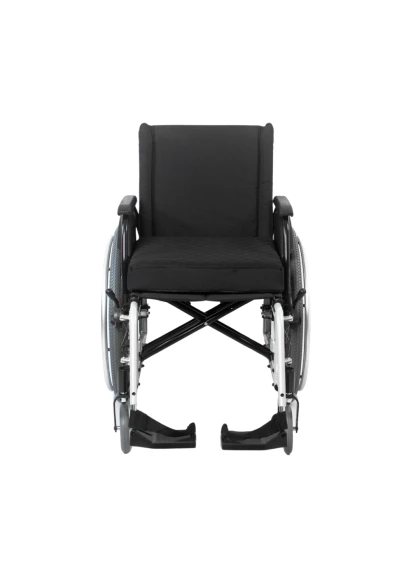 Cadeira de Rodas AVD Alumínio Pés Fixos 50cm Branco Ortobras