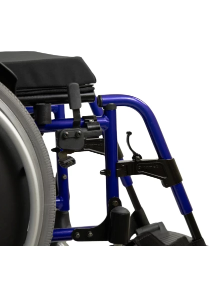 Cadeira de Rodas Dobravel MA3E 42cm Azul Ortomobil