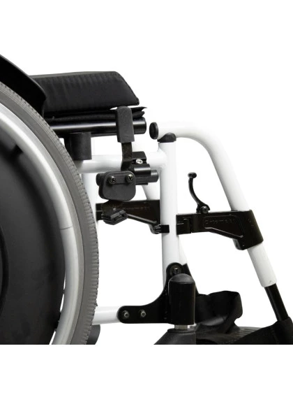 Cadeira de Rodas Dobravel MA3E 40cm Branco Ortomobil
