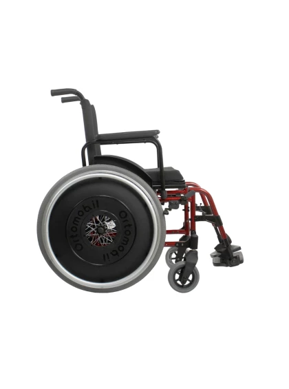Cadeira de Rodas Dobravel MA3E 48cm Cereja Ortomobil