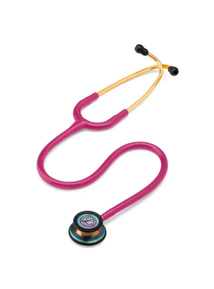 Estetoscópio Littmann Classic III Adulto Framboesa Arco Íris 