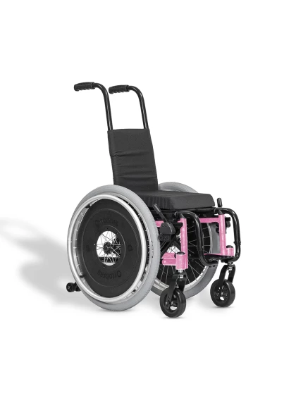 Cadeira de Rodas Infantil Mini K Rosa 36x34x35 Ortobras