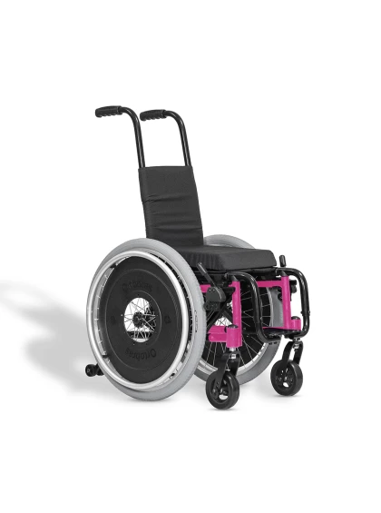 Cadeira de Rodas Infantil Mini K Rosa Pink 36x34x35 Ortobras