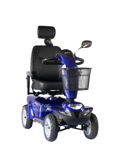 Scooter Scott XL até 181kg na cor Azul Metálico da marca Ottobock