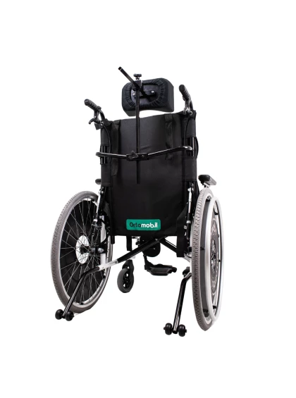 Cadeira de Rodas MA3R Alumínio 50cm Branca Reclinável Ortomobil