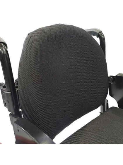 Cadeira de Rodas Monobloco M3 40cm Azul Glacial com Pneus Laranja Ortobras