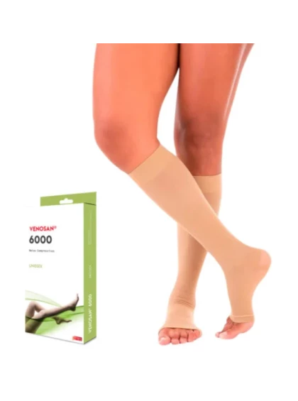 Meia 3/4 Venosan 6000 30-40 mmHg XG Bege