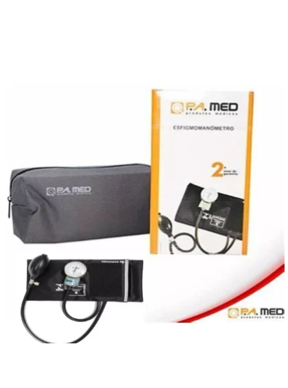 Esfigmomanômetro Braçadeira Nylon Adulto Preto P.a. Med