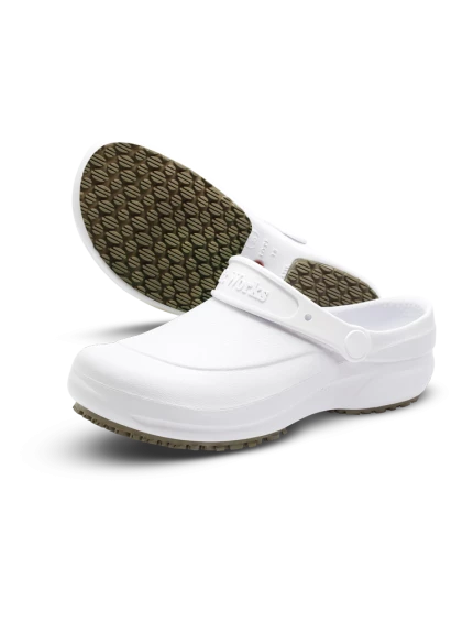 Crocs em E.V.A. Antiderrapante Branco 43/44 Soft Works (