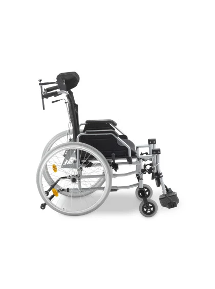 Cadeira de Rodas Tetra Reclinável com Encosto e Cinto até 130 Kg D700- 44cm - Dellamed