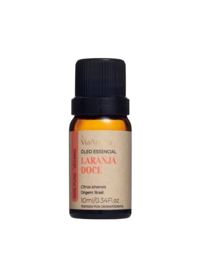 Óleo Essencial Aromaterapia 10ml Laranja Doce Via Aroma