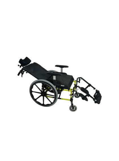Cadeira Rodas Avd Alum Reclinavel 42Cm Verde Oliva Ortobras 
