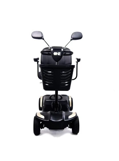 Cadeira de Rodas Motorizada Scooter Elétrica Dobrável até 136kg - Dourada