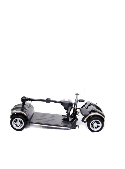 Cadeira de Rodas Motorizada Scooter Elétrica Dobrável até 136kg - Dourada