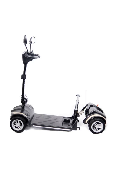 Cadeira de Rodas Motorizada Scooter Elétrica Dobrável até 136kg - Dourada