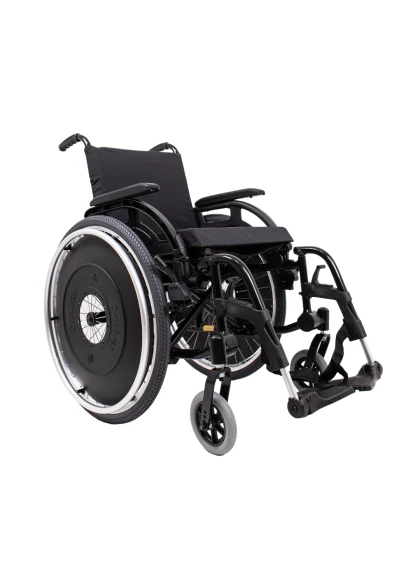 Cadeira de Rodas K3 Alumínio Pés Removíveis 44cm Preto Ortobras