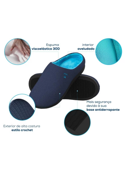 Pantufa de Espuma Viscoelástica TheraFly P TheraMart