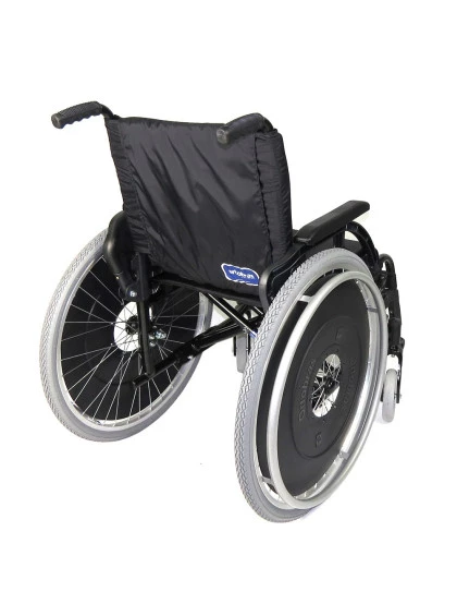 Cadeira de Rodas K3 Alumínio Pés Removíveis 44cm Azul Glacial Ortobras