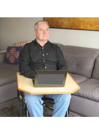 Mesa de Atividade e Refeição para Cadeira de Rodas Universal - G - Longevitech