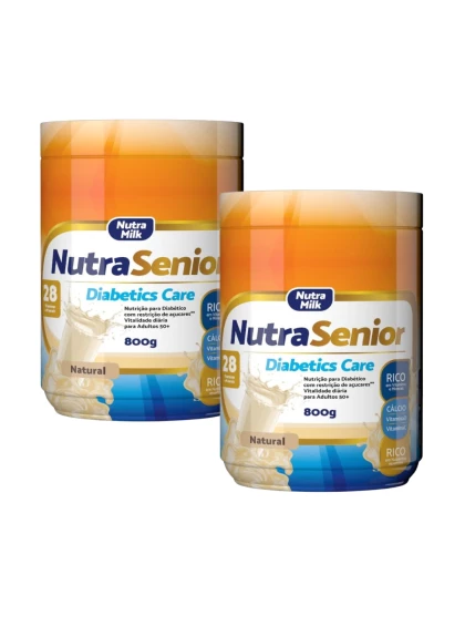 Nutra Senior Adulto 50+ Diabetics Care Zero Açucar 800g - Sem Sabor