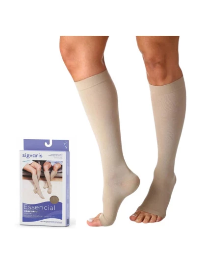 Meia 863 30/40 AD Panturrilha Select Comfort Premium Curta M Sigvaris 