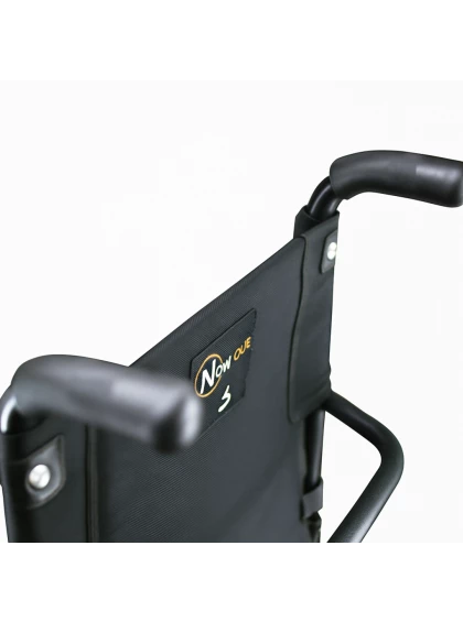 Cadeira de Rodas Monobloco em Alumínio New One - Smart - Preto - 44x44x38