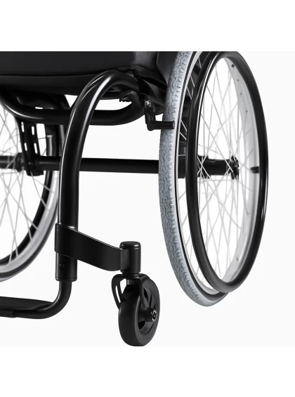Cadeira de Rodas Monobloco em Alumínio New One - Smart - Preto - 44x44x38