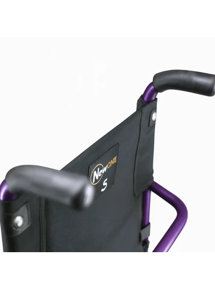 Cadeira de Rodas Monobloco em Alumínio New One - Smart - Roxo - 42x42x38 cm