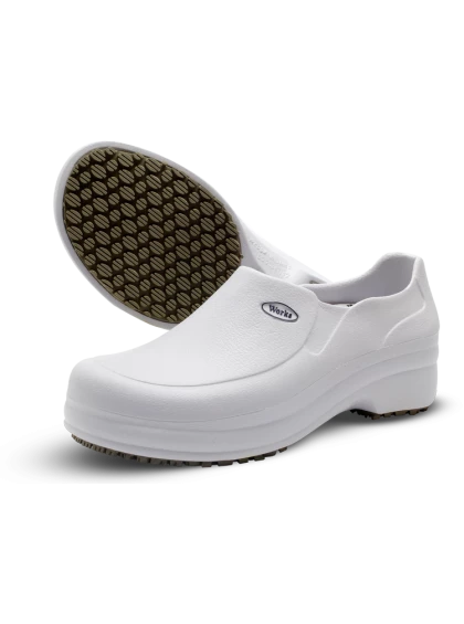 Sapato Antiderrapante em E.V.A Branco 45 Soft Works
