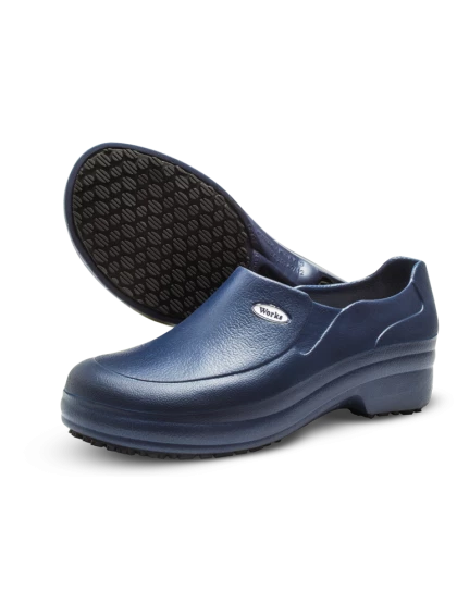 Sapato Antiderrapante em E.V.A Azul Marinho 34 BB65 Soft Works