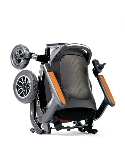 Cadeira De Rodas Motorizada Compacta Slim PretaPower Lite