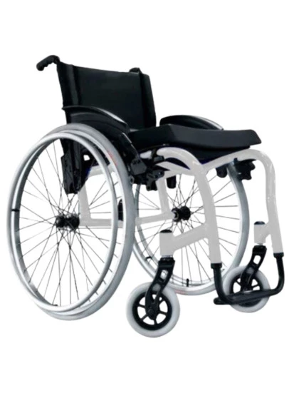 Cadeira de Rodas Monobloco Star Lite 42cm Branca Ortobras