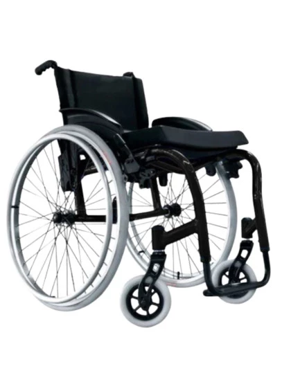 Cadeira de Rodas Monobloco Star Lite 38cm Preto Ortobras