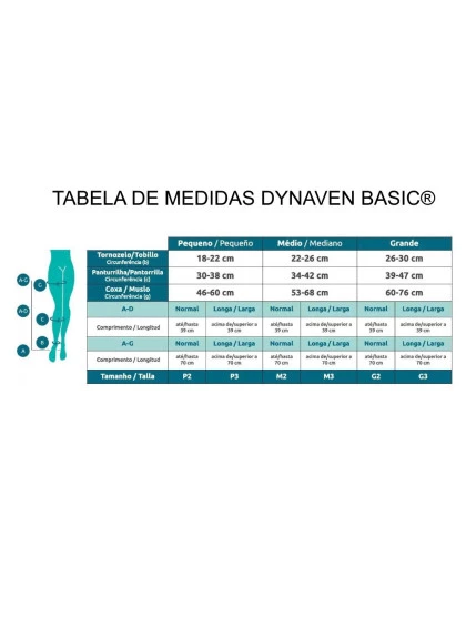 Meia de Compressão Meia Calça Sigvaris Dynaven Basic 20-30mmHg G2