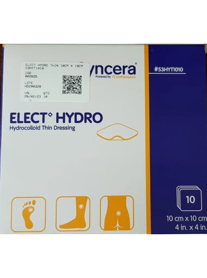 Curativo Hidrocoloide Elect Hydro Syncera 10x10cm