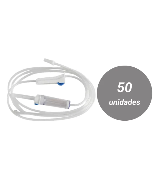 Equipo Macrogotas Injetor Lateral 1,5m 50uni Medix
