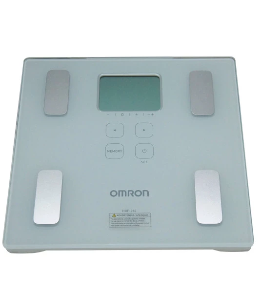 Balança de Banheiro Digital com Bioimpedância HBF-214la Omron