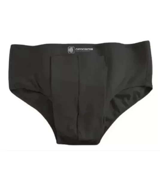Cueca Para Hernia Inguinal Dupla Preta Ortocenter