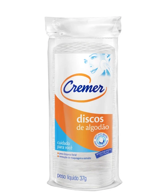 Algodão Disco 37g Cremer