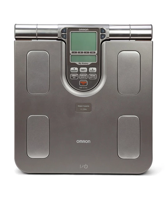 Balança Omron Controle Corporal de Corpo Inteiro HBF514C  vista de cima
