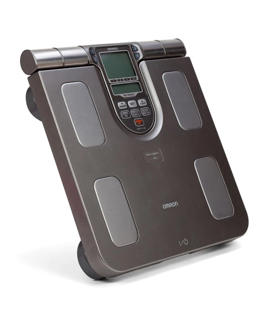 Balança Omron Controle Corporal de Corpo Inteiro HBF514C  vista de lado