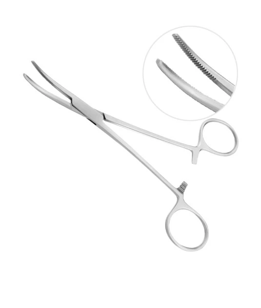 Pinça Foerster Curva ABC 18 cm
