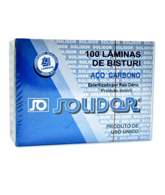 Lâmina de Bisturi Unidade Solidor