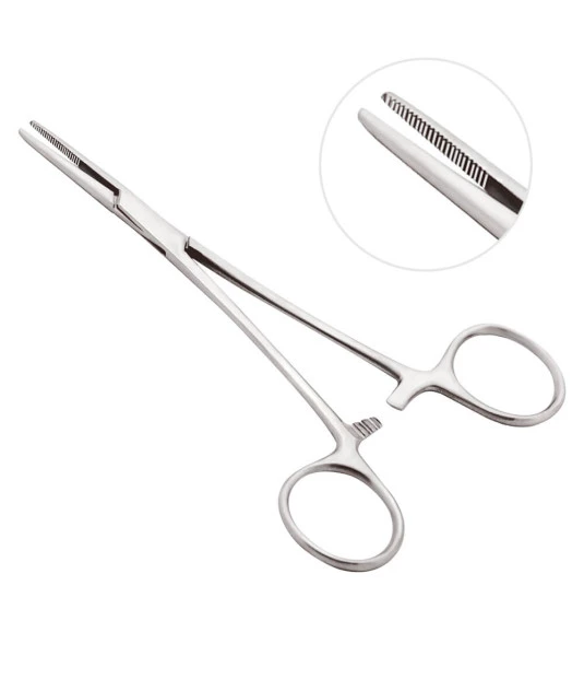 Pinça Crile Reta ABC 14 cm 
