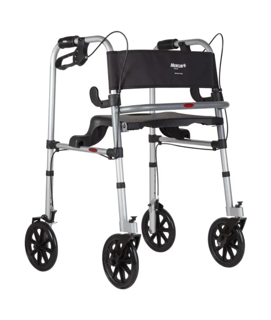 Andador com 4 Rodas e Assento BC1550 - Mercur