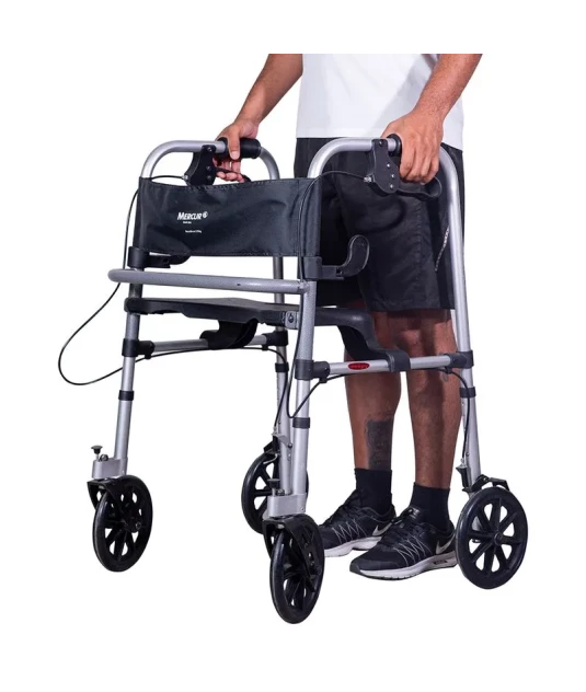 Andador com 4 Rodas e Assento BC1550 - Mercur