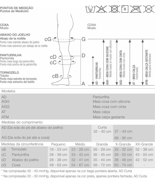 Meia Ultraline Panturrilha 20-30 Venosan